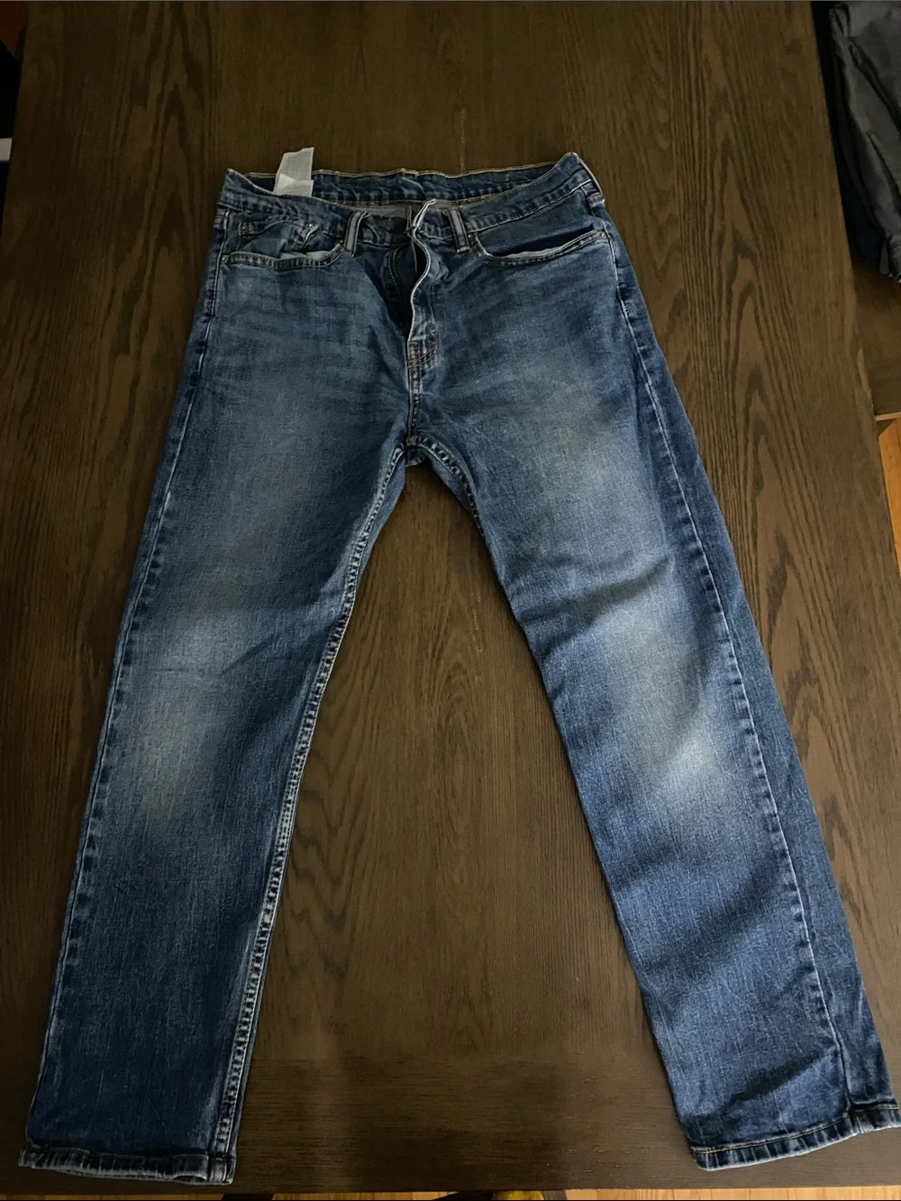 Levi's Straight Leg Faded Blue Jeans